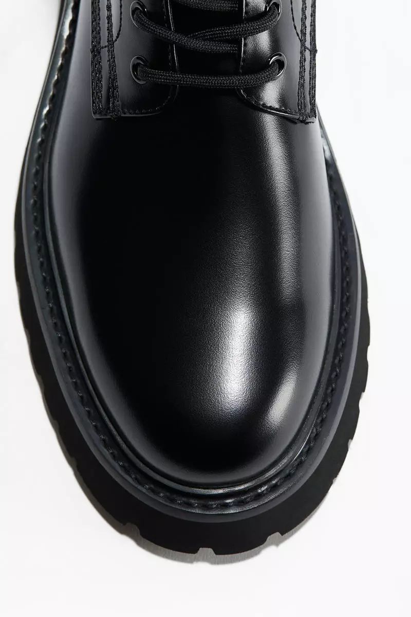 Chunky lace-up boots