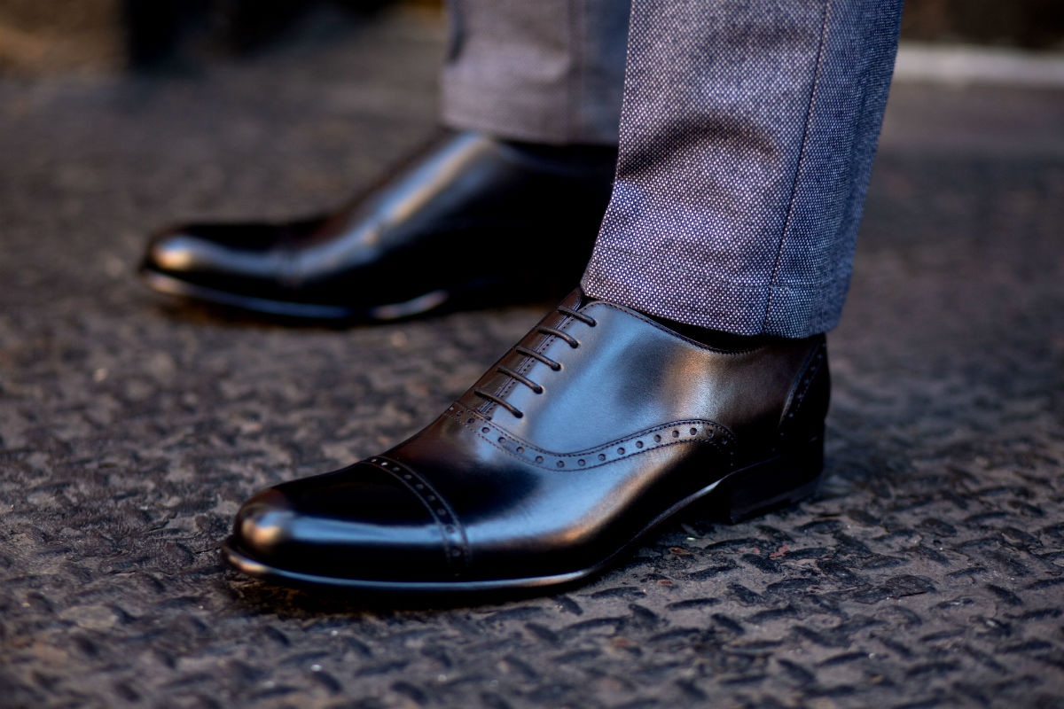 The Brando Semi-Brogue Oxford - Nero