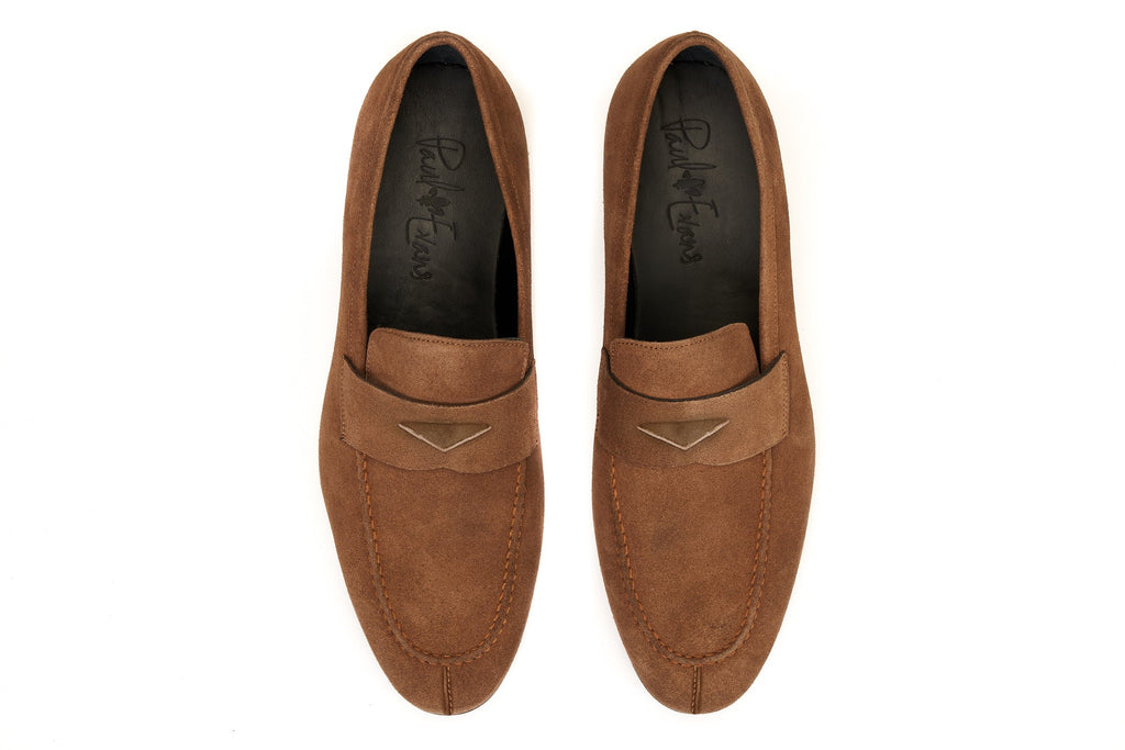 The Edward Penny Loafer - Light Brown Suede