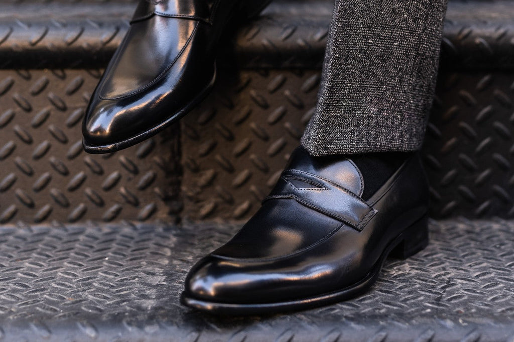 The Stewart Penny Loafer - Nero
