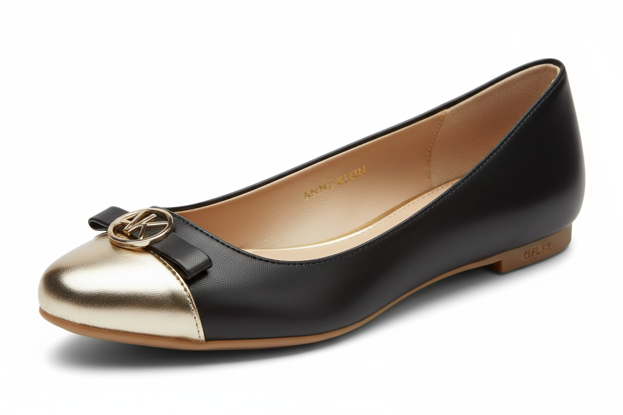 Anne Klein Luci Cap Toe Bullet Flat