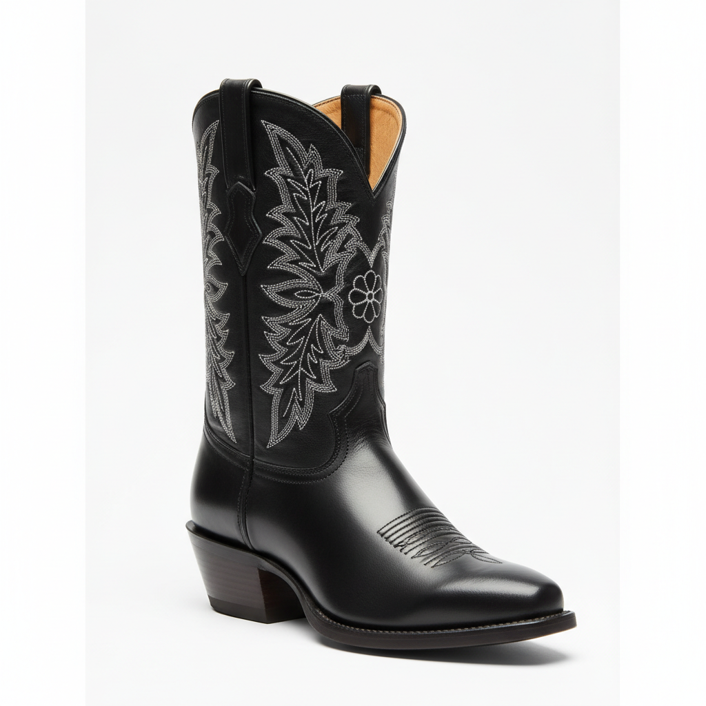 Leather Western Cowboy Boot