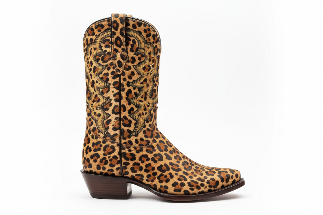 Leather Western Cowboy Boot