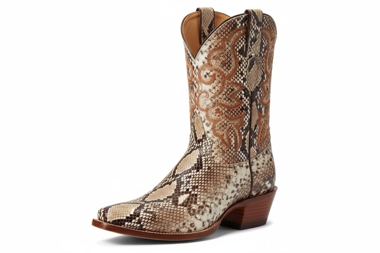 Leather Western Cowboy Boot