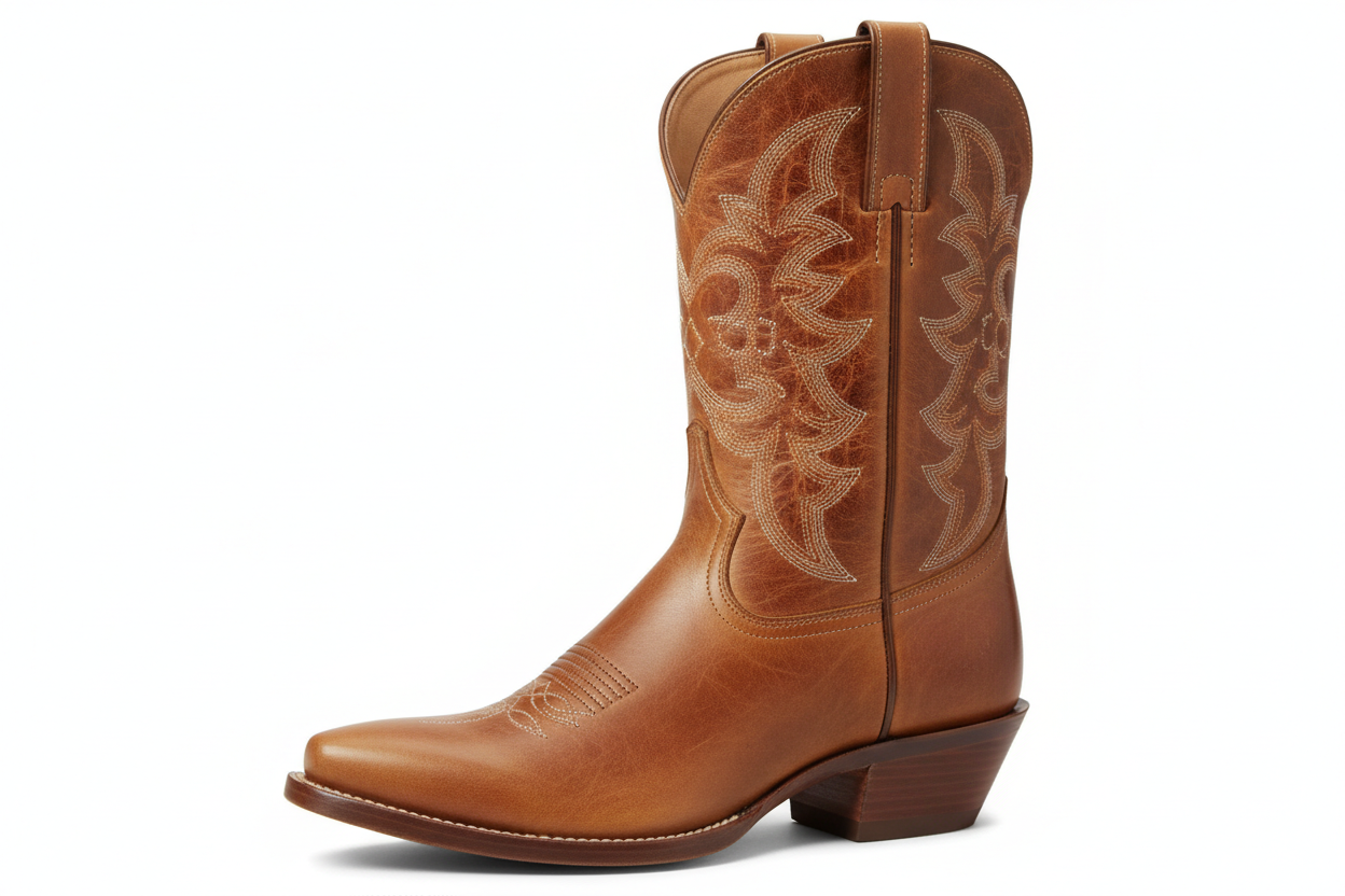 Leather Western Cowboy Boot