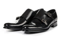 The Poitier Double Monk Strap - Nero