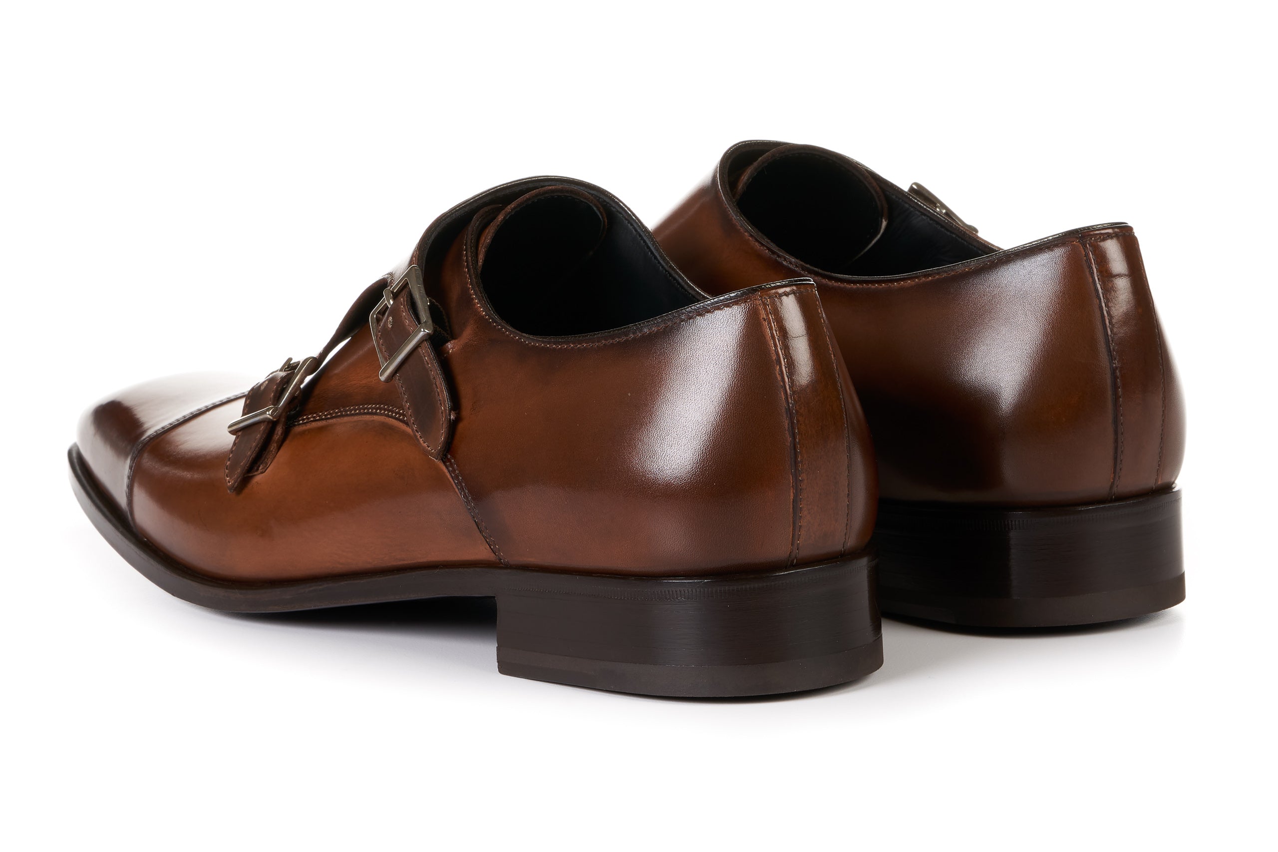 The Burton Double Monk Strap - Brown