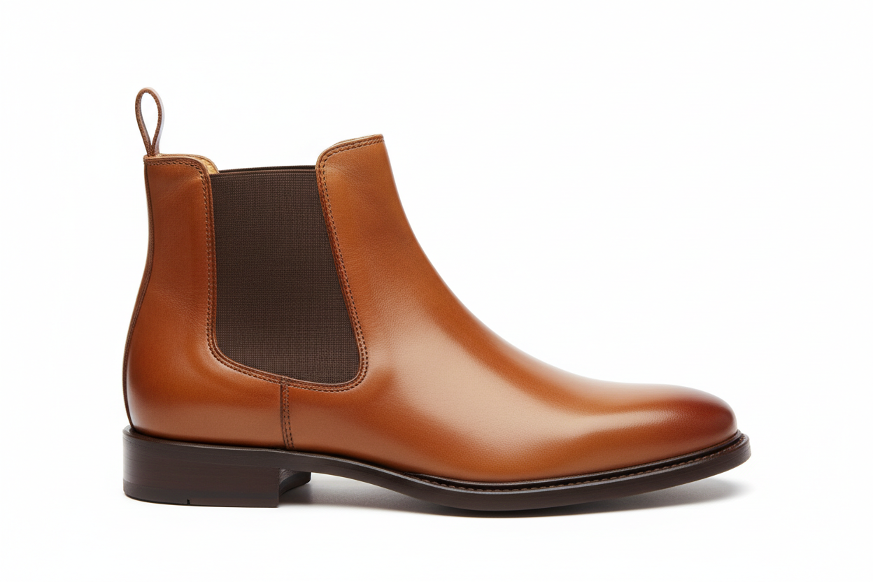 Premium Leather Chelsea Ankle Boot