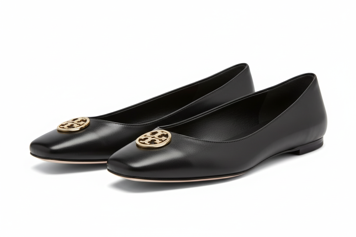 Tory Burch Georgia Square Toe Ballet Flat