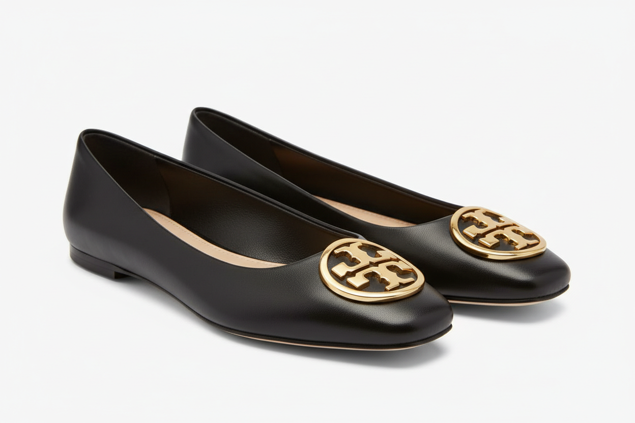 Tory Burch Georgia Square Toe Ballet Flat
