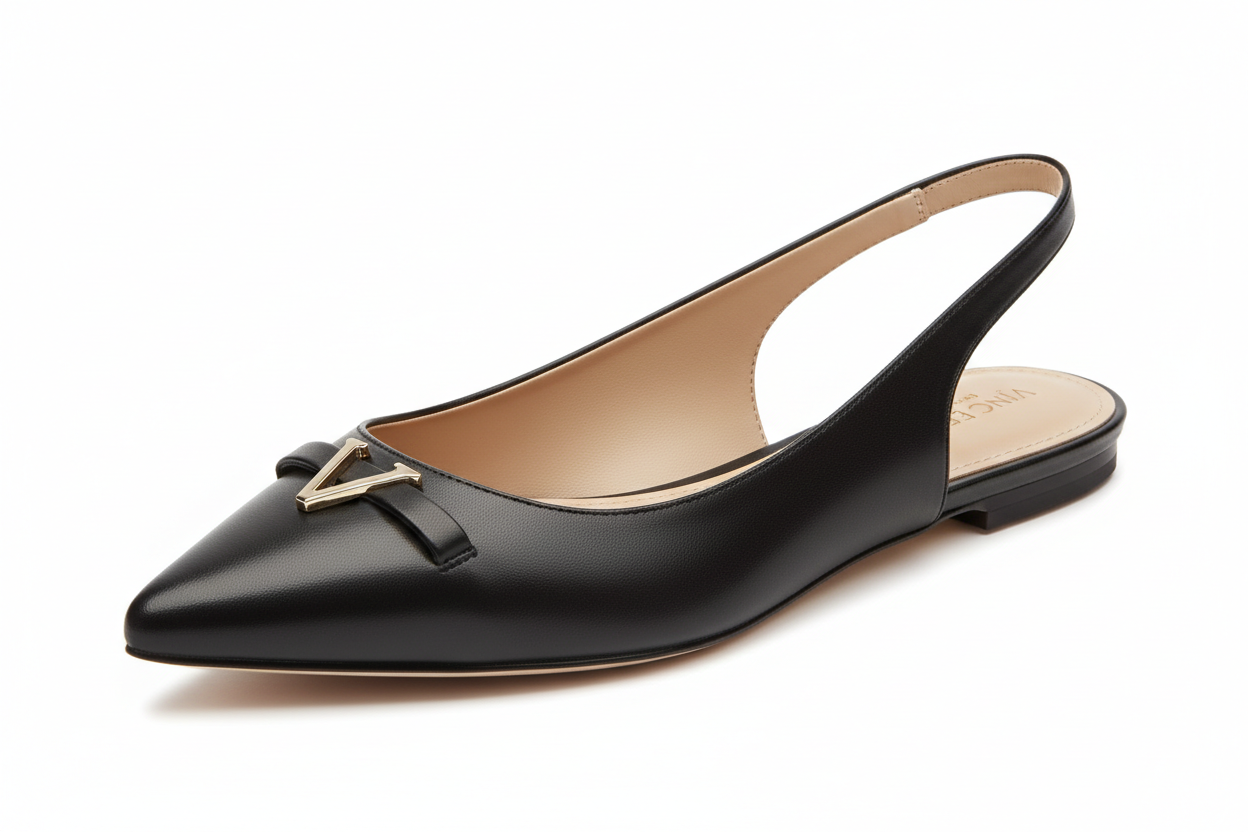 Vince Camuto Slingback Pointed Toe Flat